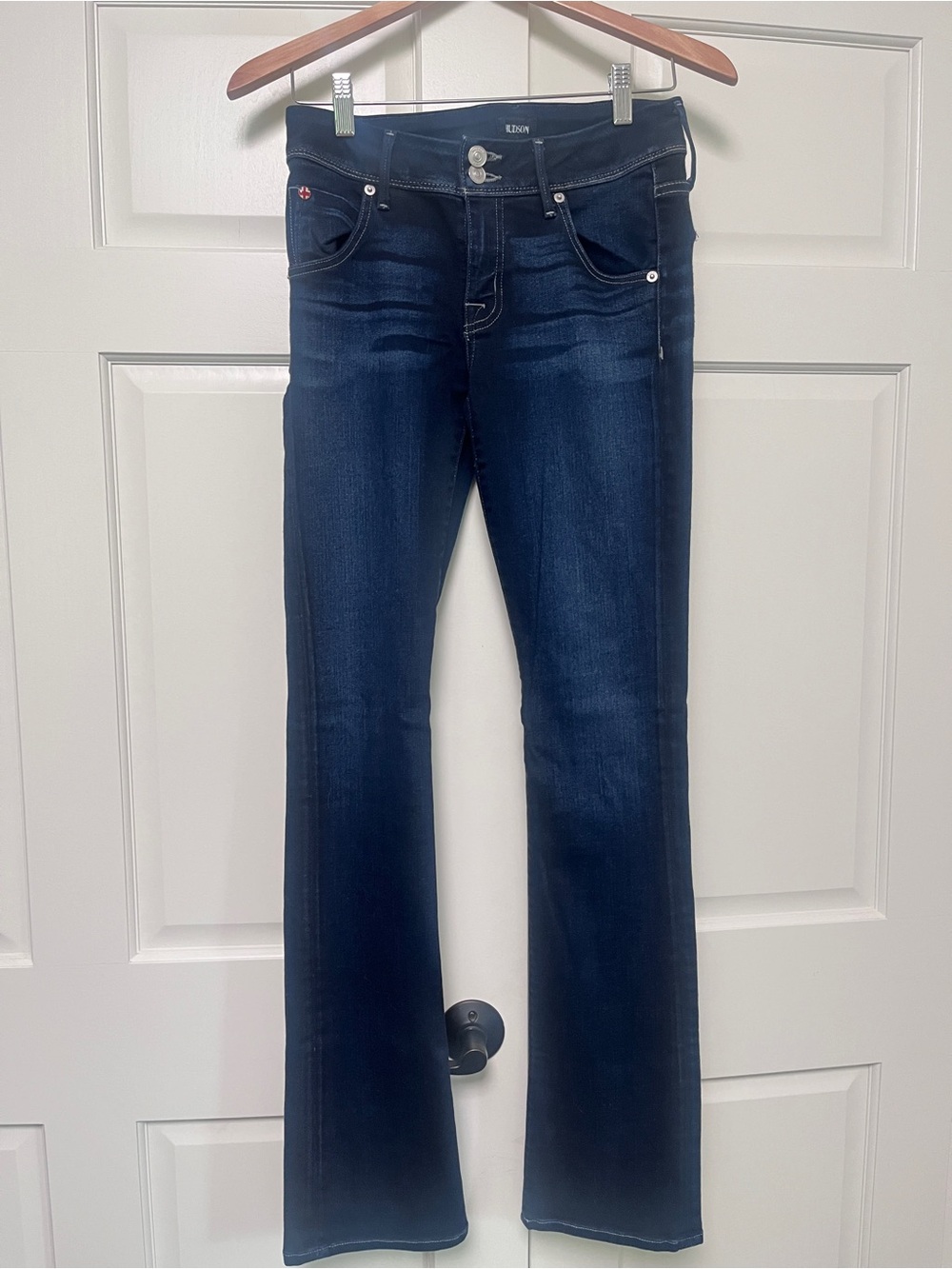 Hudson Jeans Women's Dark Blue Flare Jeans